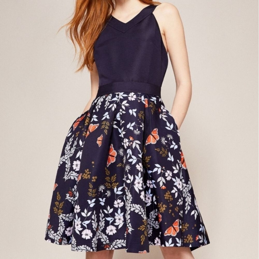 🍒NWT🍒 TED BAKER FULL SKIRT DRESS